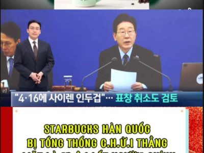 Vụ b.ê b.ố.i của Starbucks Korea đã c.hính thức nâng lên tầm k hủng h.oảng quốc gia khi Tổng thống Lee Jae-myung t.rực tiếp đ.ăng đàn c.h.ỉ t.rích cực k.ỳ nặng n.ề trên mạng x.ã hội!
