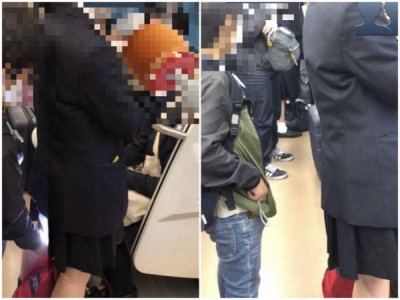 Tại tàu điện ngầm một học sinh bị camera quay lén dưới váy ㅠㅠ (dịch 김예린 -뉴시스)