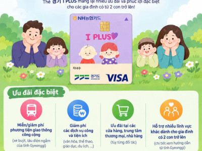 Gia đình có từ 2 con trở lên ở Gyeonggi đừng bỏ qua nhé!